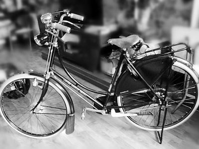 于立新老自行車里的年代回憶 一輛單車，一段芳華